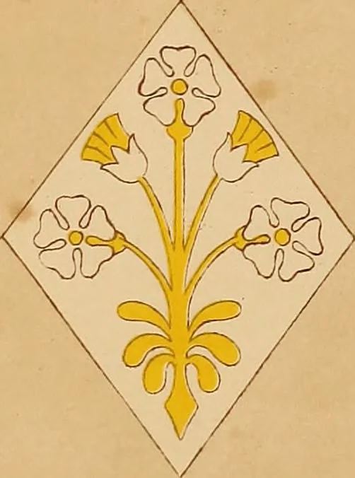 An illustration from Floriated ornament: a series of thirty-one designs, 1849, leaf 19