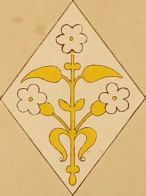 An illustration from Floriated ornament: a series of thirty-one designs, 1849, leaf 19