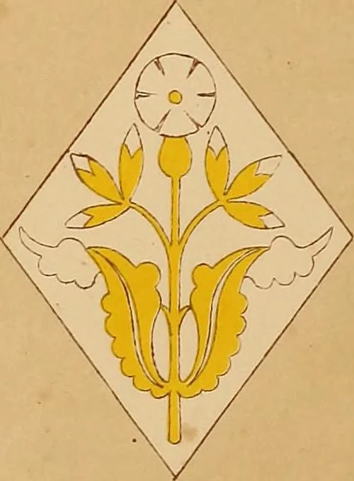 An illustration from Floriated ornament: a series of thirty-one designs, 1849, leaf 19