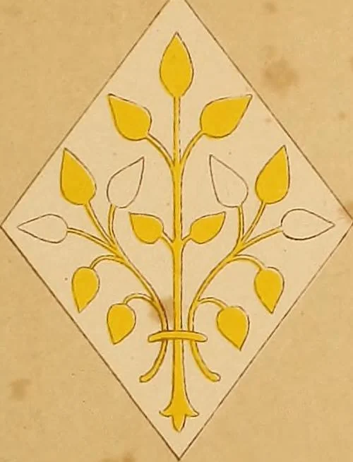 An illustration from Floriated ornament: a series of thirty-one designs, 1849, leaf 19