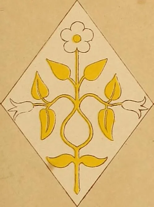 An illustration from Floriated ornament: a series of thirty-one designs, 1849, leaf 19