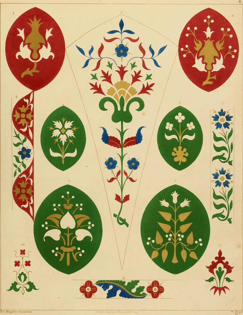 An illustration from Floriated ornament: a series of thirty-one designs, 1849, leaf 23