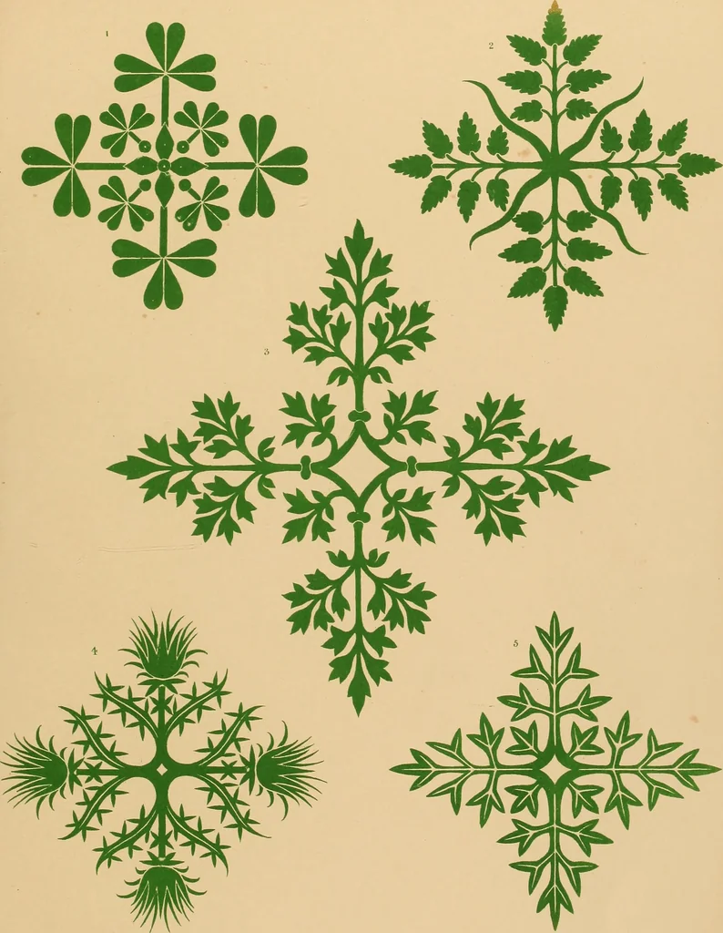 An illustration from Floriated ornament: a series of thirty-one designs, 1849, leaf 27