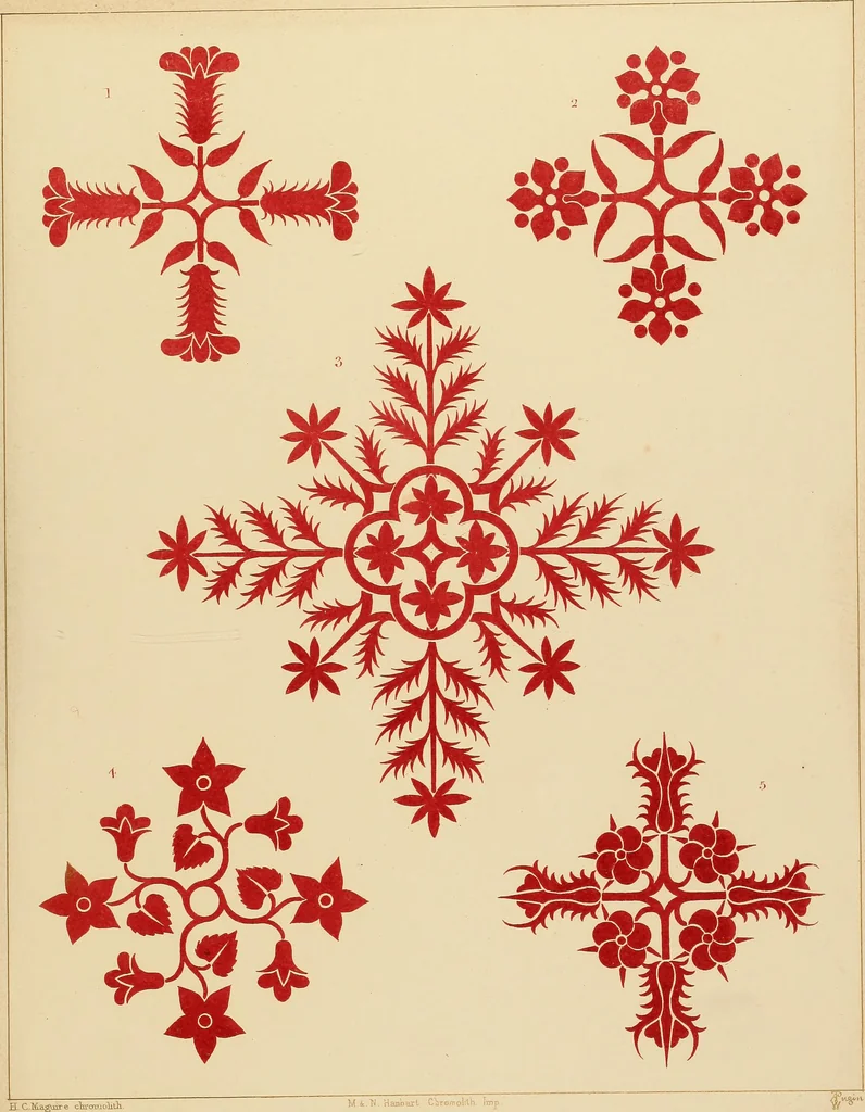 An illustration from Floriated ornament: a series of thirty-one designs, 1849, leaf 31