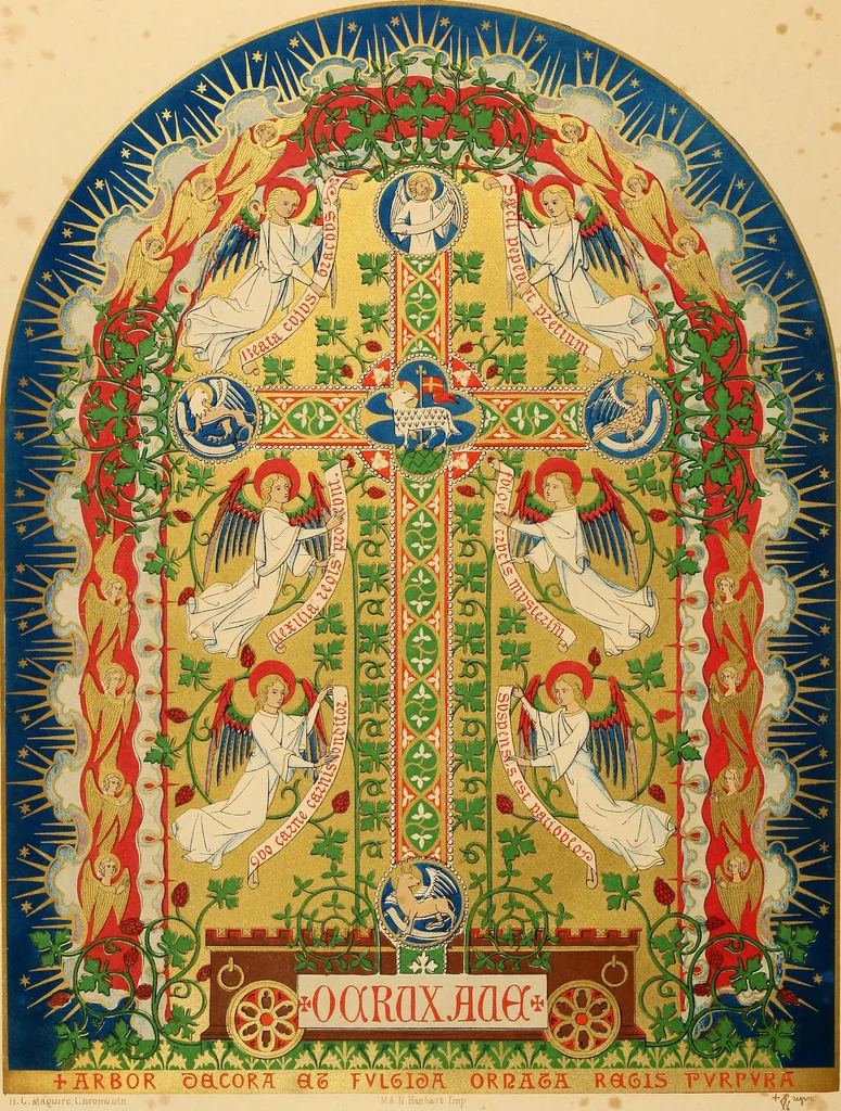 An illustration from Floriated ornament: a series of thirty-one designs, 1849, leaf 4