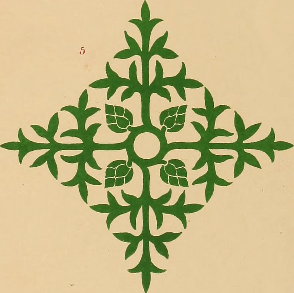 An illustration from Floriated ornament: a series of thirty-one designs, 1849, leaf 47