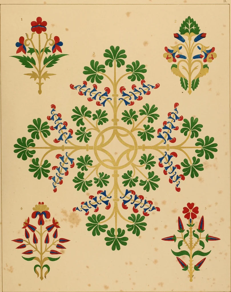 An illustration from Floriated ornament: a series of thirty-one designs, 1849, leaf 59