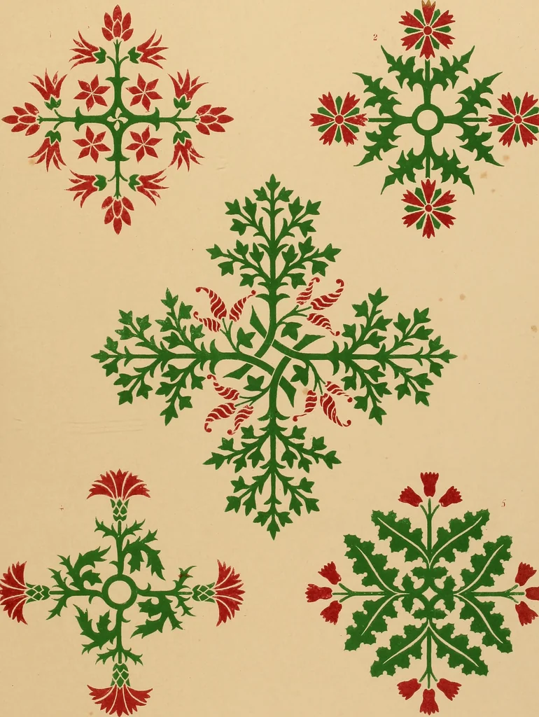 An illustration from Floriated ornament: a series of thirty-one designs, 1849, leaf 67