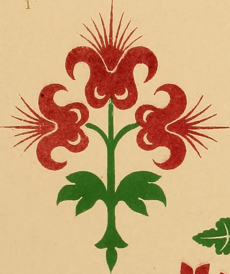 An illustration from Floriated ornament: a series of thirty-one designs, 1849, leaf 83