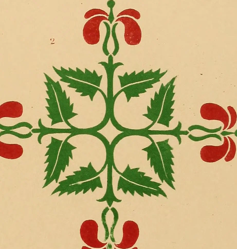 An illustration from Floriated ornament: a series of thirty-one designs, 1849, leaf 91