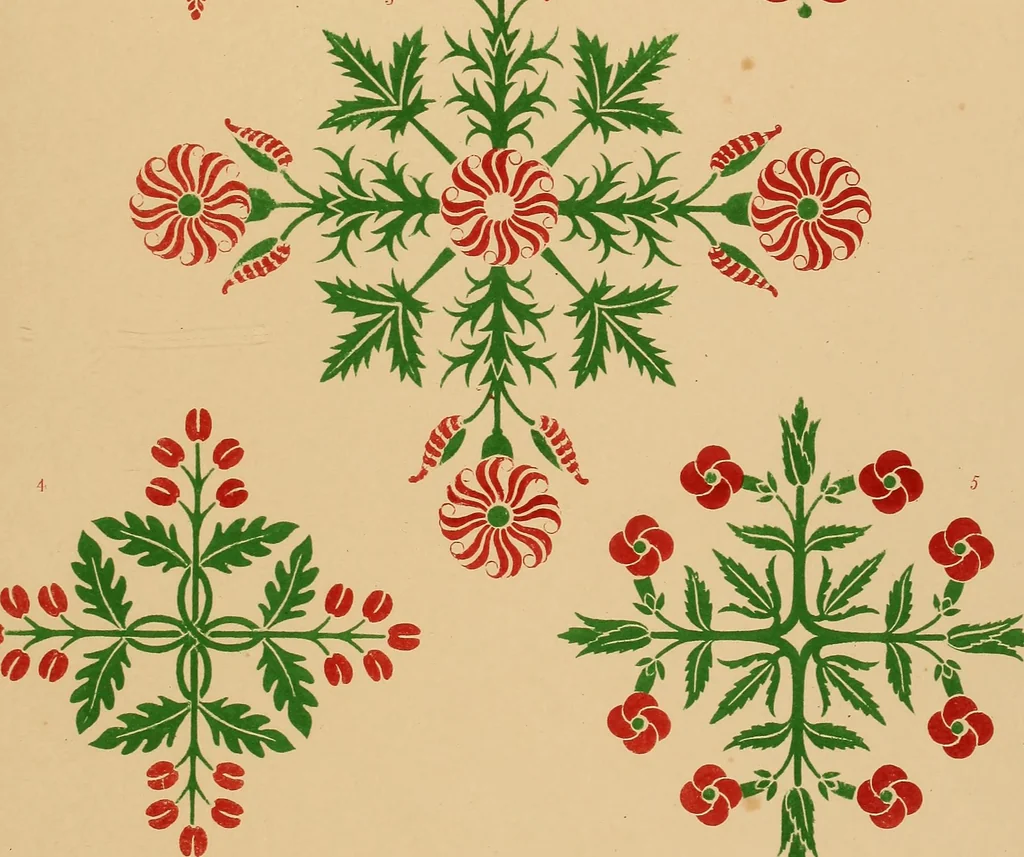 An illustration from Floriated ornament: a series of thirty-one designs, 1849, leaf 91