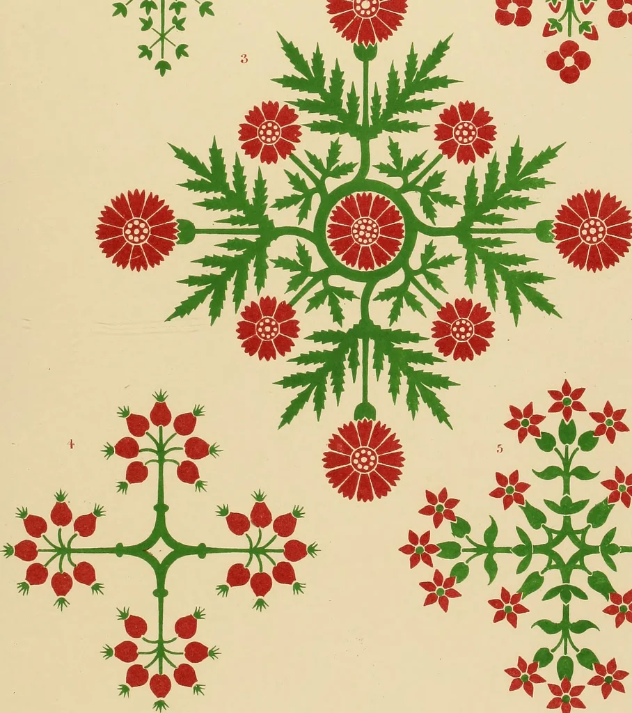 An illustration from Floriated ornament: a series of thirty-one designs, 1849, leaf 99