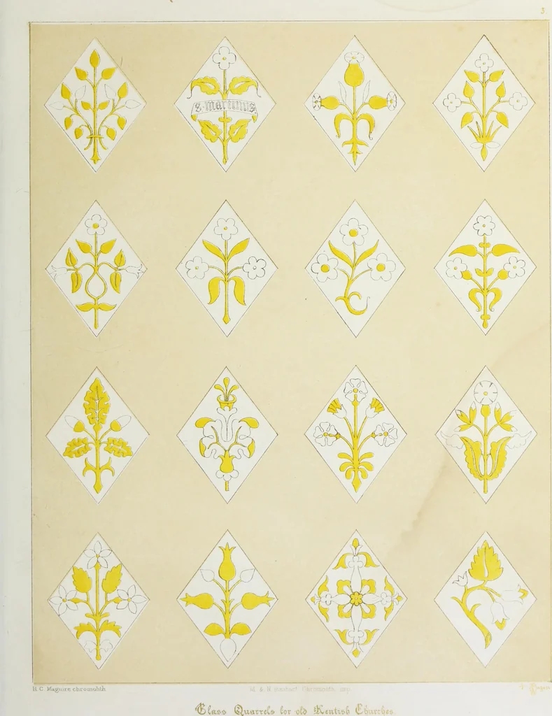 An illustration from Floriated ornament: a series of thirty-one designs, 1849, leaf 18
