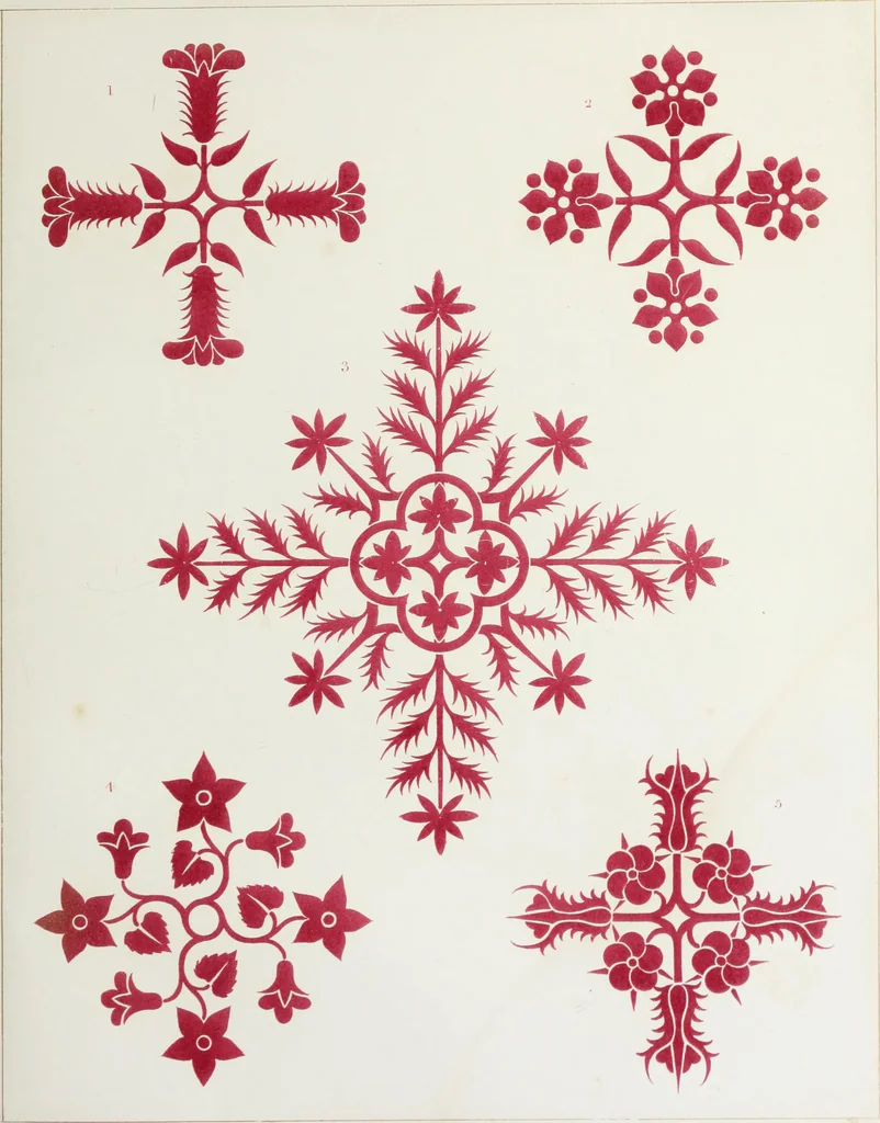 An illustration from Floriated ornament: a series of thirty-one designs, 1849, leaf 24