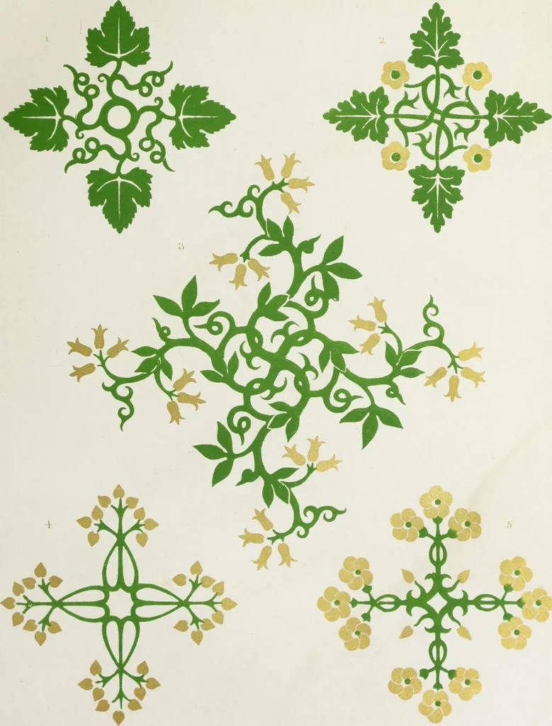 An illustration from Floriated ornament: a series of thirty-one designs, 1849, leaf 26