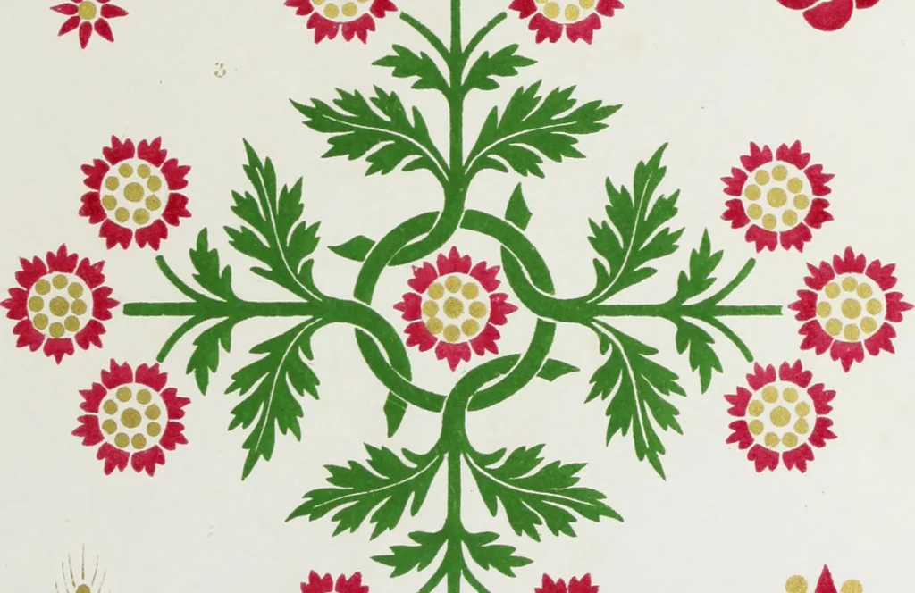 An illustration from Floriated ornament: a series of thirty-one designs, 1849, leaf 46