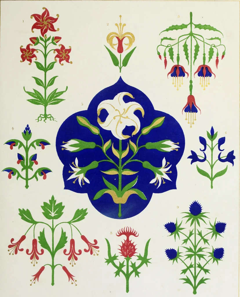 An illustration from Floriated ornament: a series of thirty-one designs, 1849, leaf 60