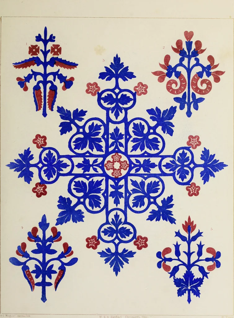 An illustration from Floriated ornament : a series of thirty-one designs, 1875, leaf 41