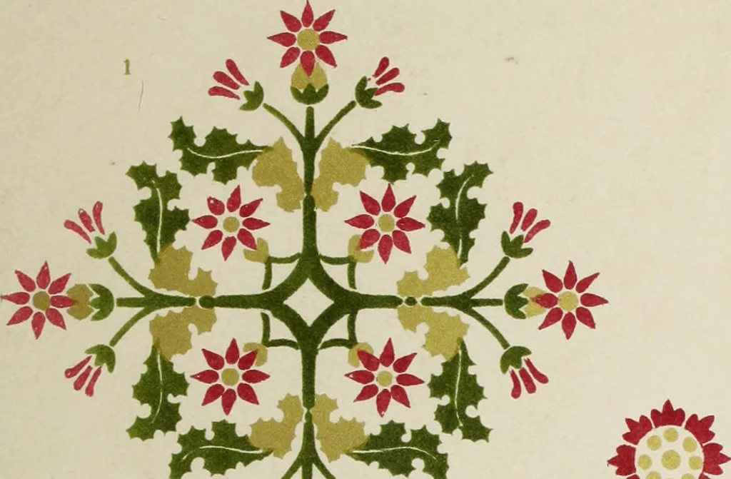 An illustration from Floriated ornament : a series of thirty-one designs, 1875, leaf 77