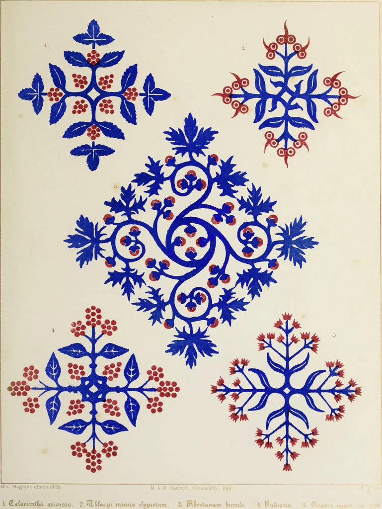 An illustration from Floriated ornament : a series of thirty-one designs, 1875, leaf 89
