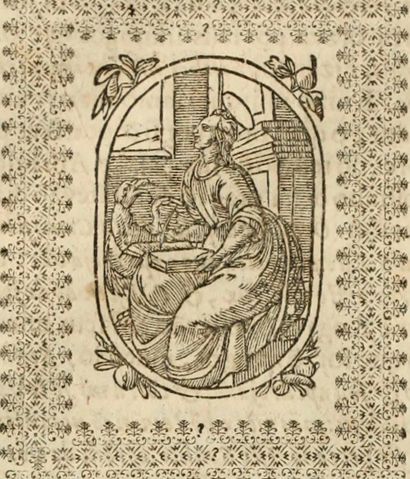An illustration from Flos sanctorum : historia das vidas de Christo S.N. e de sua Santissima MÃ£y, vidas dos santos e suas festas repartidas pellos doze mezes : com sermoáº½s, & praticas que servem para muytas festas do anno, 1681, leaf 151