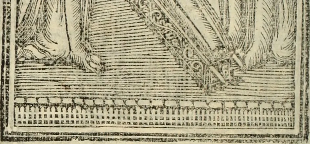An illustration from Flos sanctorum : historia das vidas de Christo S.N. e de sua Santissima MÃ£y, vidas dos santos e suas festas repartidas pellos doze mezes : com sermoáº½s, & praticas que servem para muytas festas do anno, 1681, leaf 485