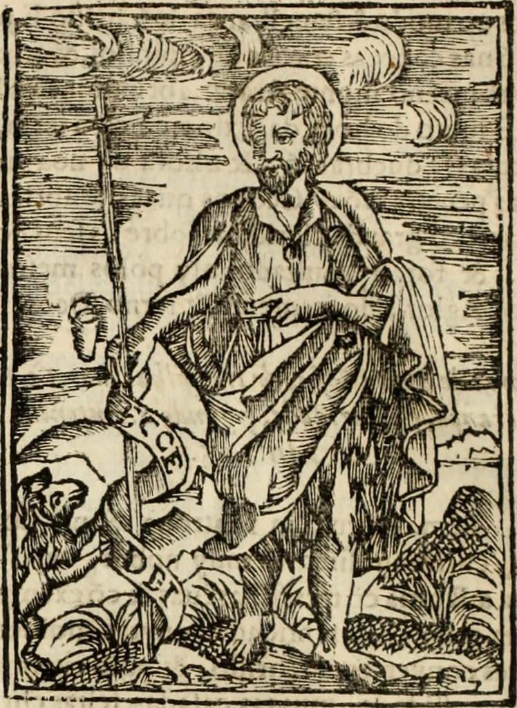 An illustration from Flos sanctorum : historia das vidas de Christo S.N. e de sua Santissima MÃ£y, vidas dos santos e suas festas repartidas pellos doze mezes : com sermoáº½s, & praticas que servem para muytas festas do anno, 1681, leaf 557