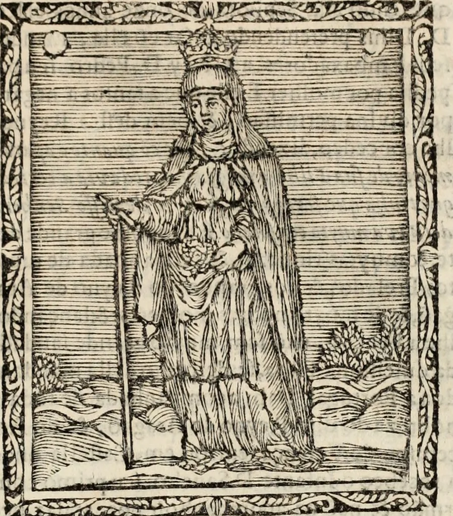 An illustration from Flos sanctorum : historia das vidas de Christo S.N. e de sua Santissima MÃ£y, vidas dos santos e suas festas repartidas pellos doze mezes : com sermoáº½s, & praticas que servem para muytas festas do anno, 1681, leaf 578
