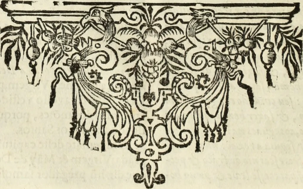 An illustration from Flos sanctorum : historia das vidas de Christo S.N. e de sua Santissima MÃ£y, vidas dos santos e suas festas repartidas pellos doze mezes : com sermoáº½s, & praticas que servem para muytas festas do anno, 1681, leaf 77