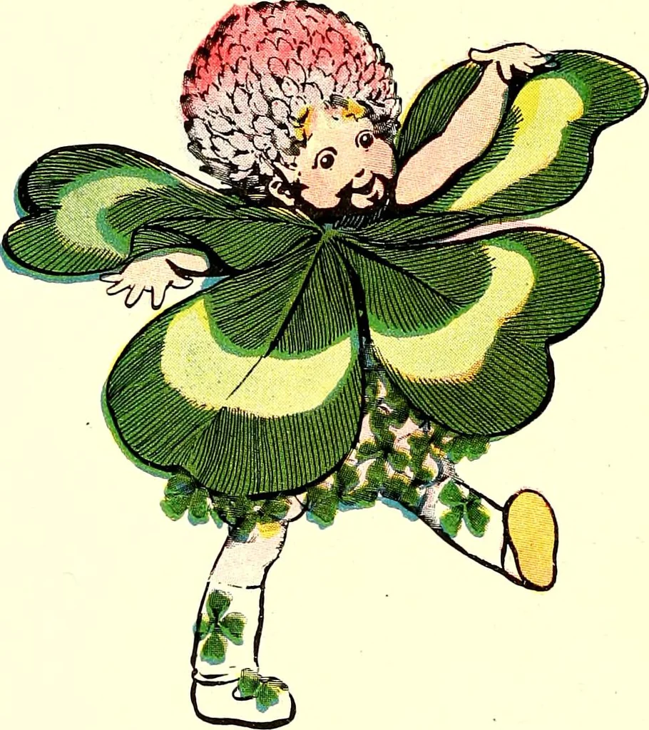 An illustration from Flower children; the little cousins of the field and garden, 1910, leaf 34
