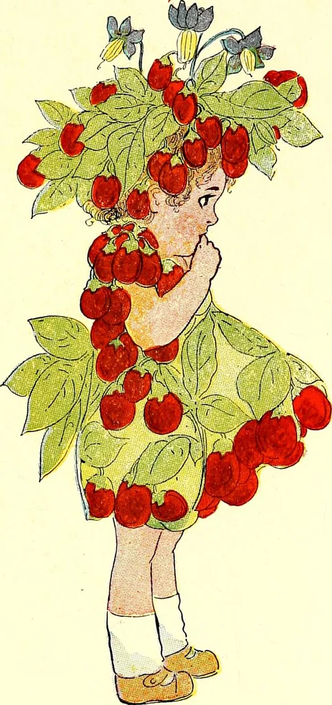 An illustration from Flower children; the little cousins of the field and garden, 1910, leaf 85