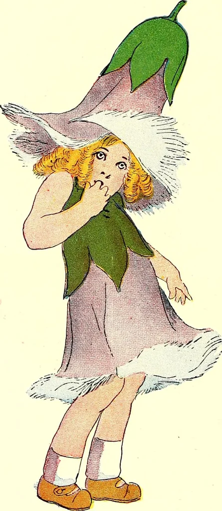 An illustration from Flower children; the little cousins of the field and garden, 1910, leaf 86