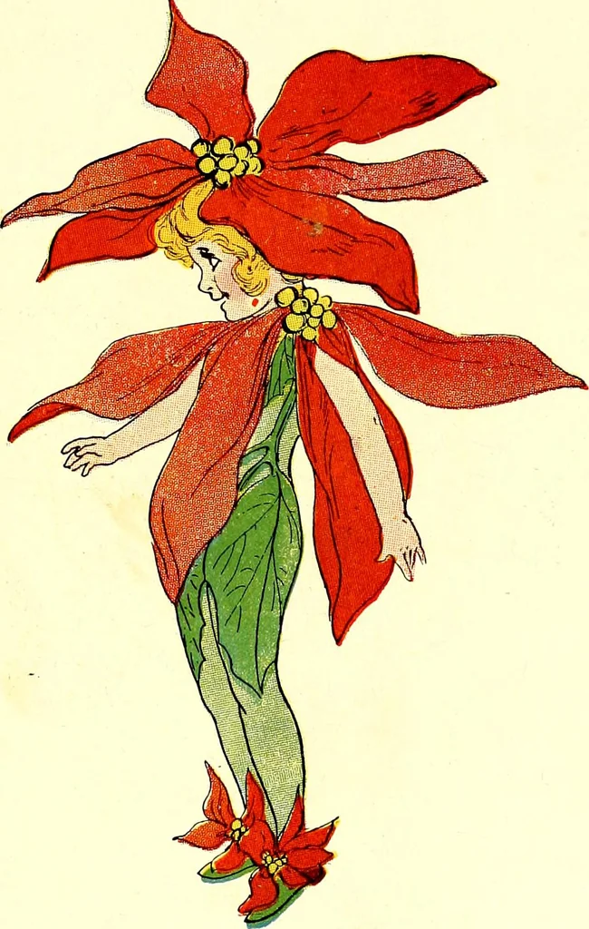 An illustration from Flower children; the little cousins of the field and garden, 1910, leaf 95