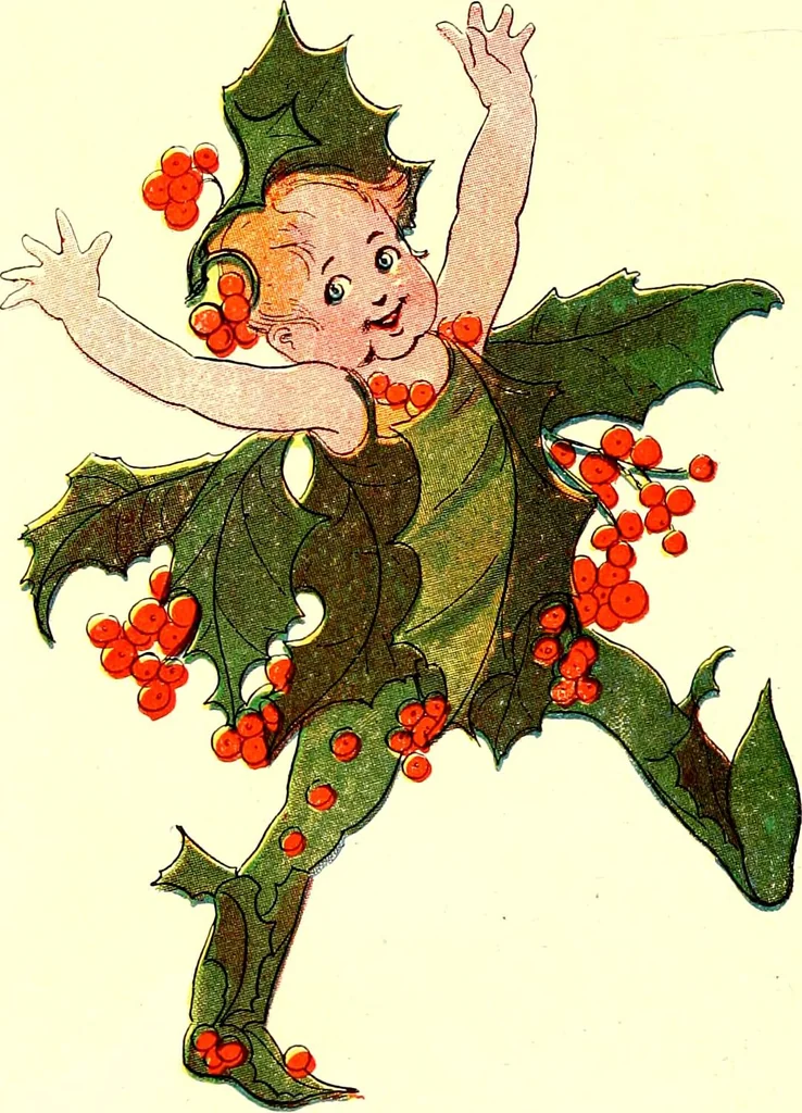 An illustration from Flower children; the little cousins of the field and garden, 1910, leaf 96