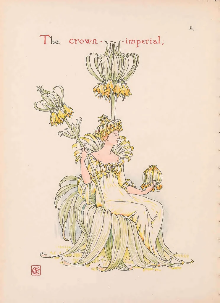 An illustration from Flowers from Shakespeare's garden : a posy from the plays, 1909, leaf 12