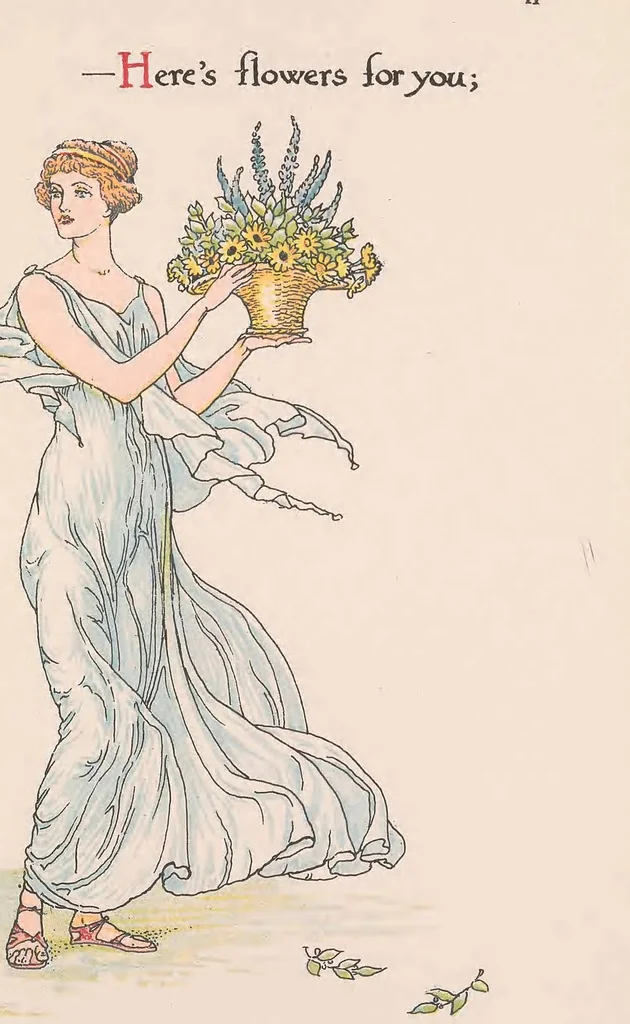 An illustration from Flowers from Shakespeare's garden : a posy from the plays, 1909, leaf 15
