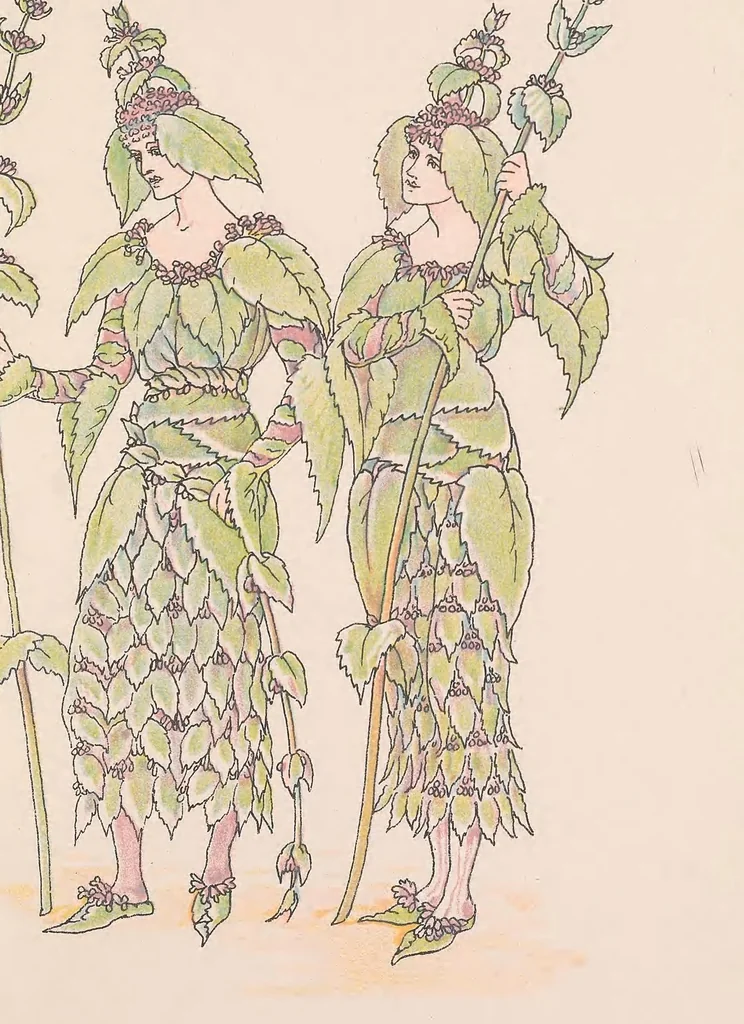 An illustration from Flowers from Shakespeare's garden : a posy from the plays, 1909, leaf 17
