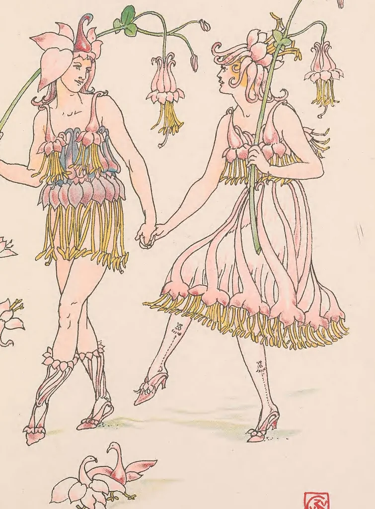 An illustration from Flowers from Shakespeare's garden : a posy from the plays, 1909, leaf 27