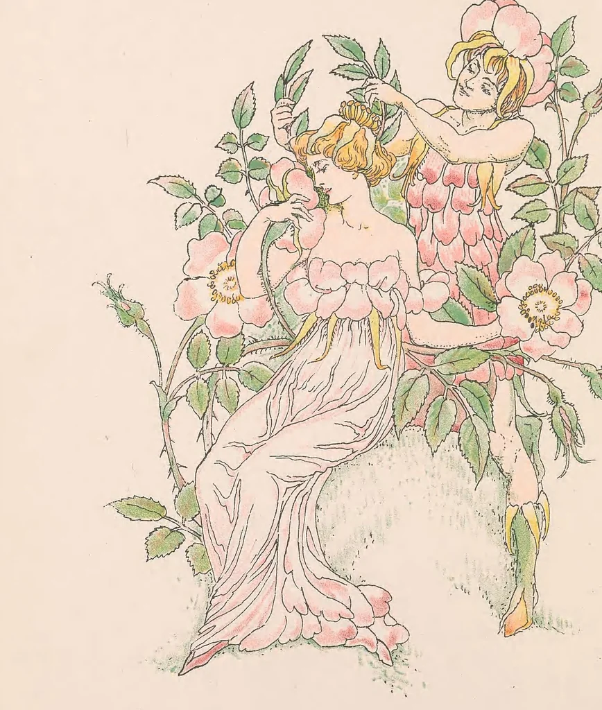 An illustration from Flowers from Shakespeare's garden : a posy from the plays, 1909, leaf 32