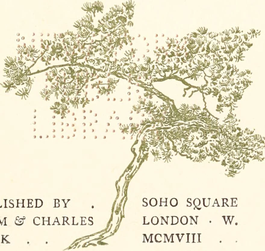 An illustration from The flowers and gardens of Japan, 1908, leaf 10