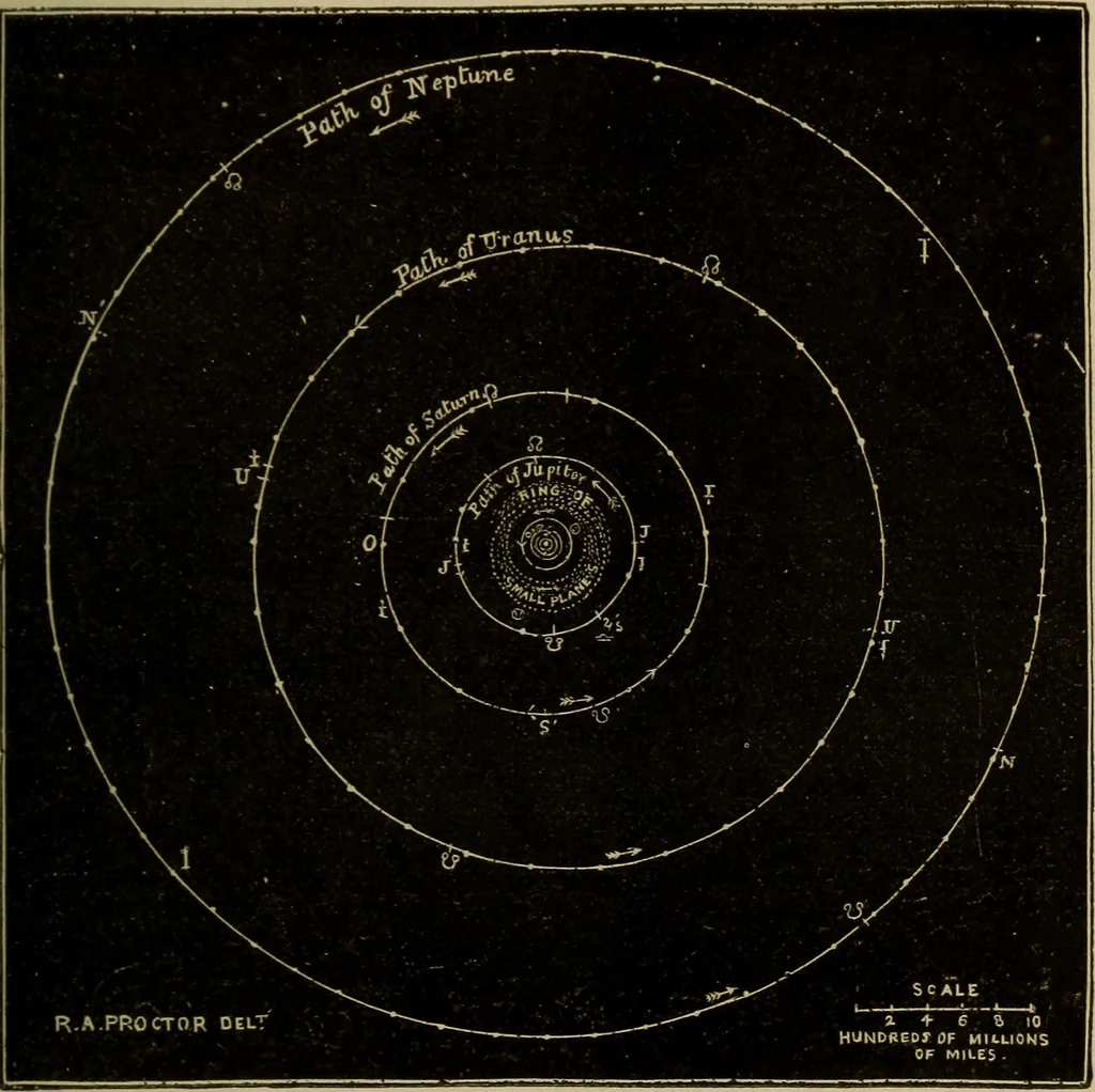 An illustration from Flowers of the sky, 1879, leaf 169