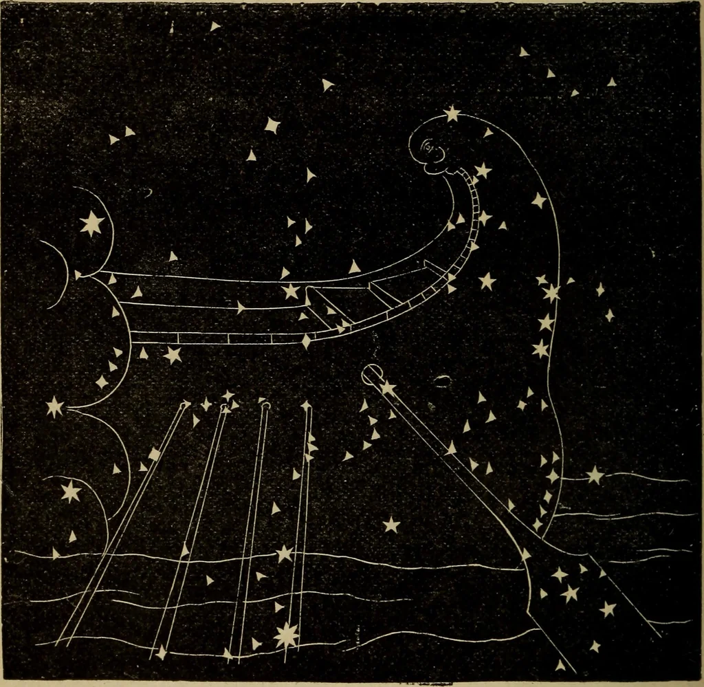 An illustration from Flowers of the sky, 1879, leaf 268