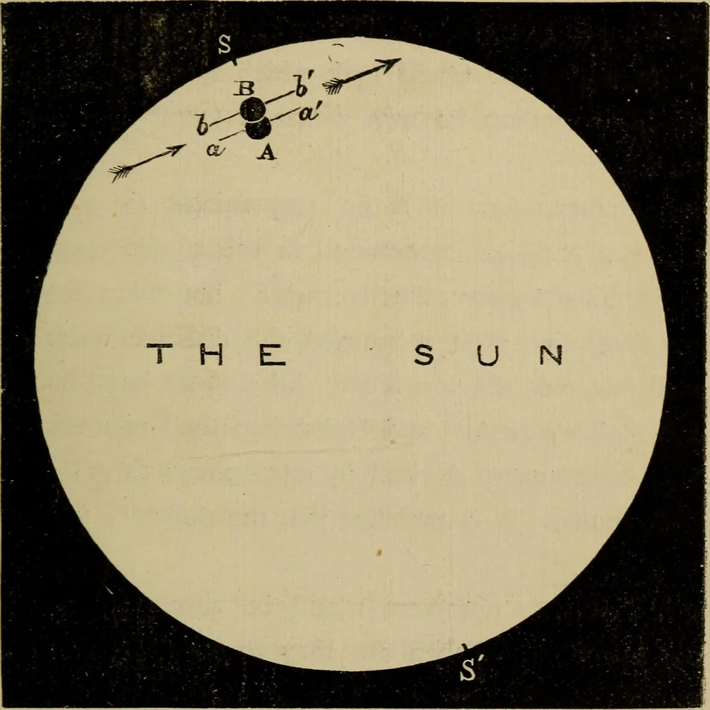 An illustration from Flowers of the sky, 1879, leaf 295