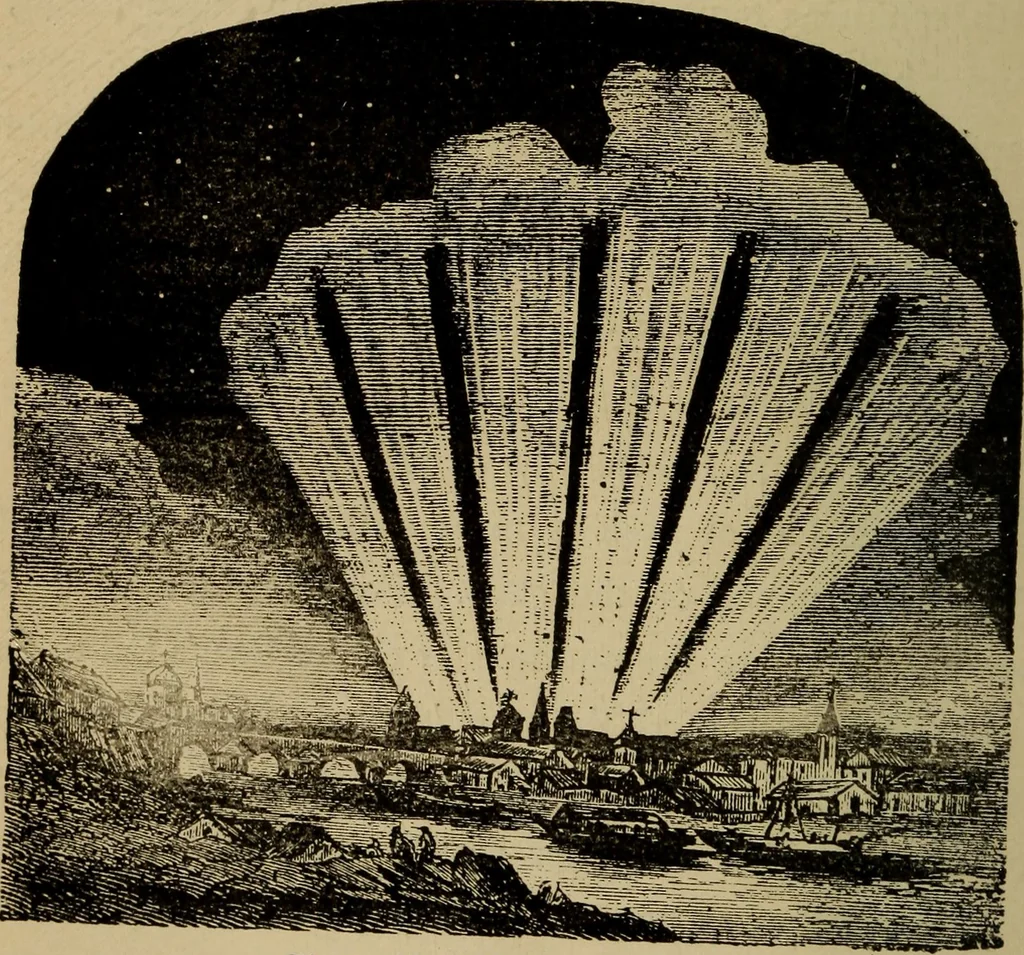An illustration from Flowers of the sky, 1879, leaf 40
