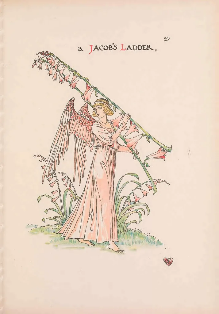 An illustration from A flower wedding : described by two wallflowers, 1905, leaf 31