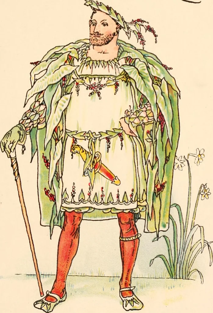 An illustration from A flower wedding : described by two wallflowers, 1905, leaf 26