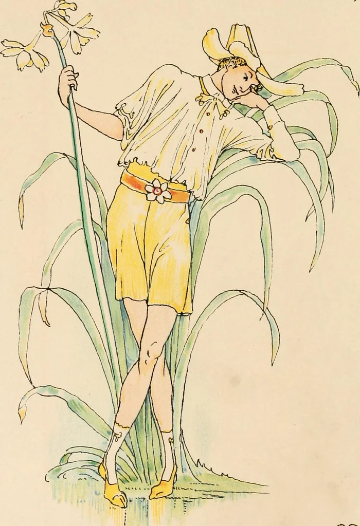 An illustration from A flower wedding : described by two wallflowers, 1905, leaf 29