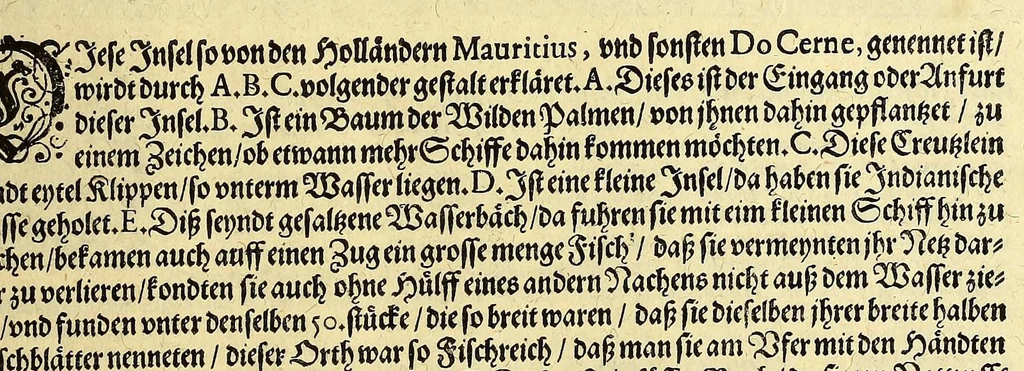 An illustration from Fünfter Theil der Orientalischen Indien, eygentlicher Bericht vnd warhafftige Beschreibung der gantzen volkommenen Reyse oder Schiffahrt, so die Holländer mit 8. Schiffen in die Orientalische Indien, sond[er]lich aber in die Javanische vnd Molukische Inseln, als Bantam, Banda, vnnd Ternate, &c. gethan haben, welche von Amsterdam abgefahren im Jahr 1598. vnnd zum Theil Anno 1599. zum Theil aber in Jüngst abgelauffenen 1600. Jahr, : mit grossen Reichthumb von Pfeffer, Muscaten, Regelein, vnd anderer köstlichen Würtz, wid anheym gelanget, darinn fleissig beschrieben vnd angezeigt, w[a]z ihnen auff der gantzen Reyse Denckwürdiges begegnet vnd zuhanden gangen., 1623, leaf 67