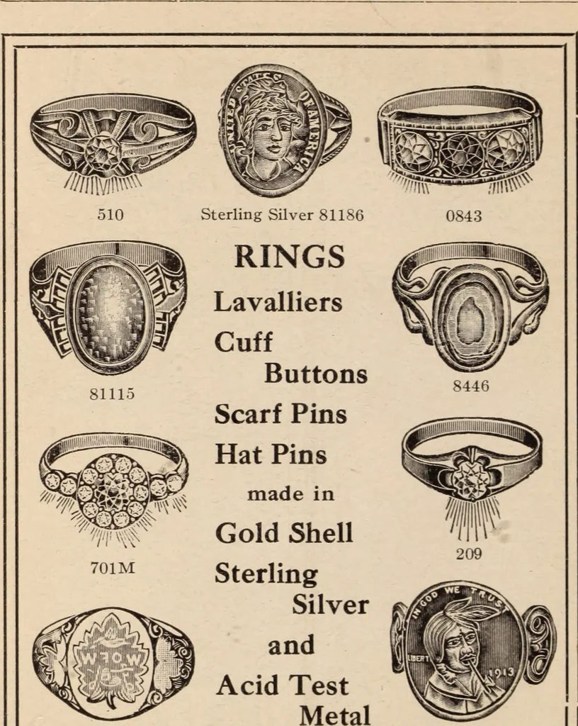 An illustration from Fogerty's directory of the jewelry and kindred trades in the United States., 1877, leaf 16