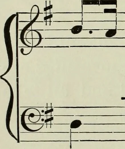 An illustration from Folk dances and games, 1909, leaf 33